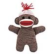 Sock Monkey Baby 7-Inch Brown Plush